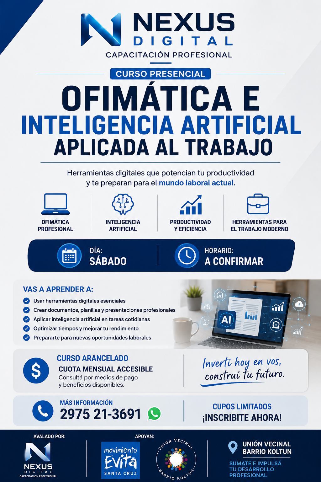 “OFIMÁTICA E INTELIGENCIA ARTIFICIAL APLICADA AL TRABAJO”